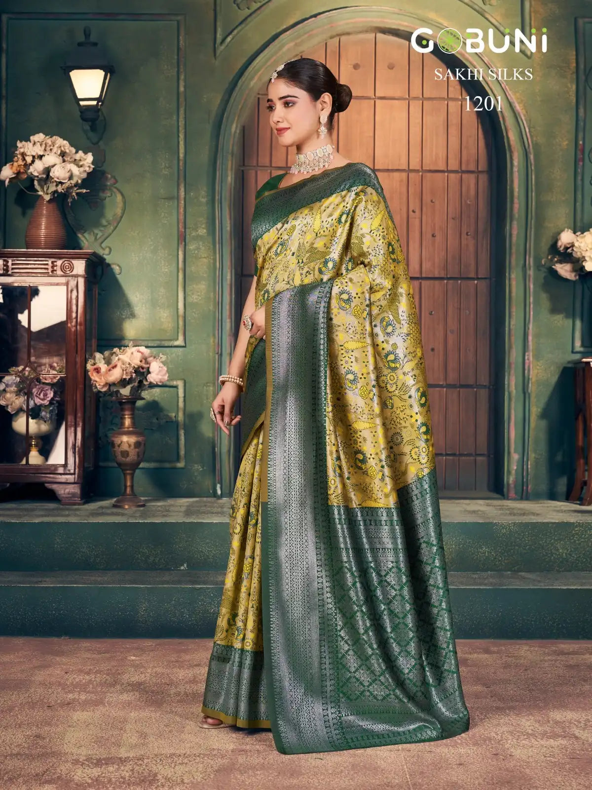 GOBUNI Sarees With Zari Silk Showcase Exquisite Craftsmanship Through Their Detailed Zari