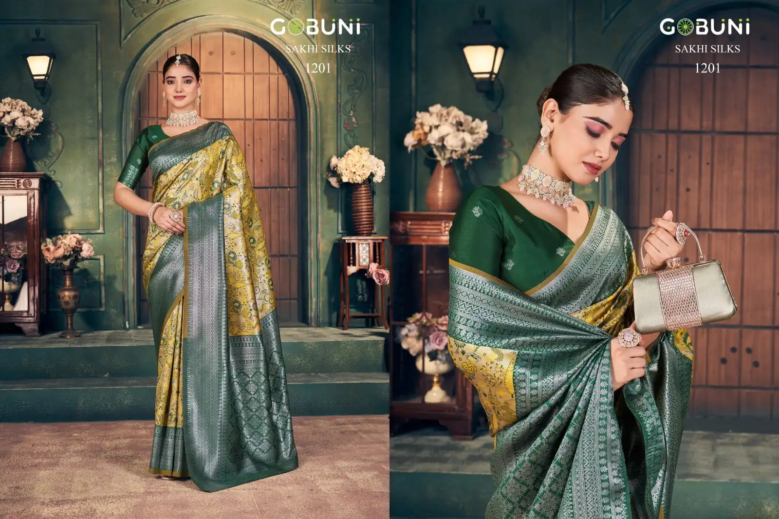 GOBUNI Sarees With Zari Silk Showcase Exquisite Craftsmanship Through Their Detailed Zari