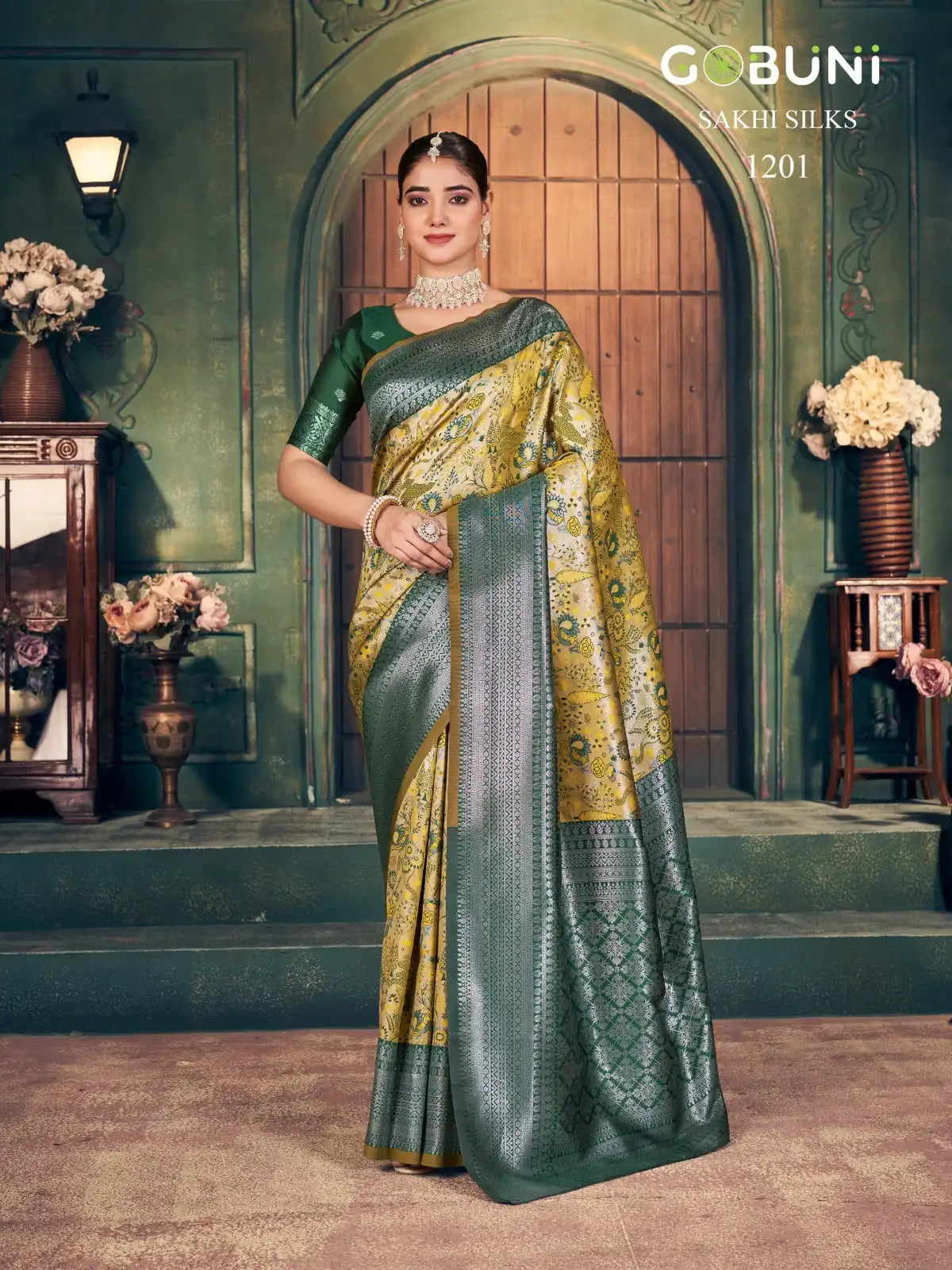 GOBUNI Sarees With Zari Silk Showcase Exquisite Craftsmanship Through Their Detailed Zari