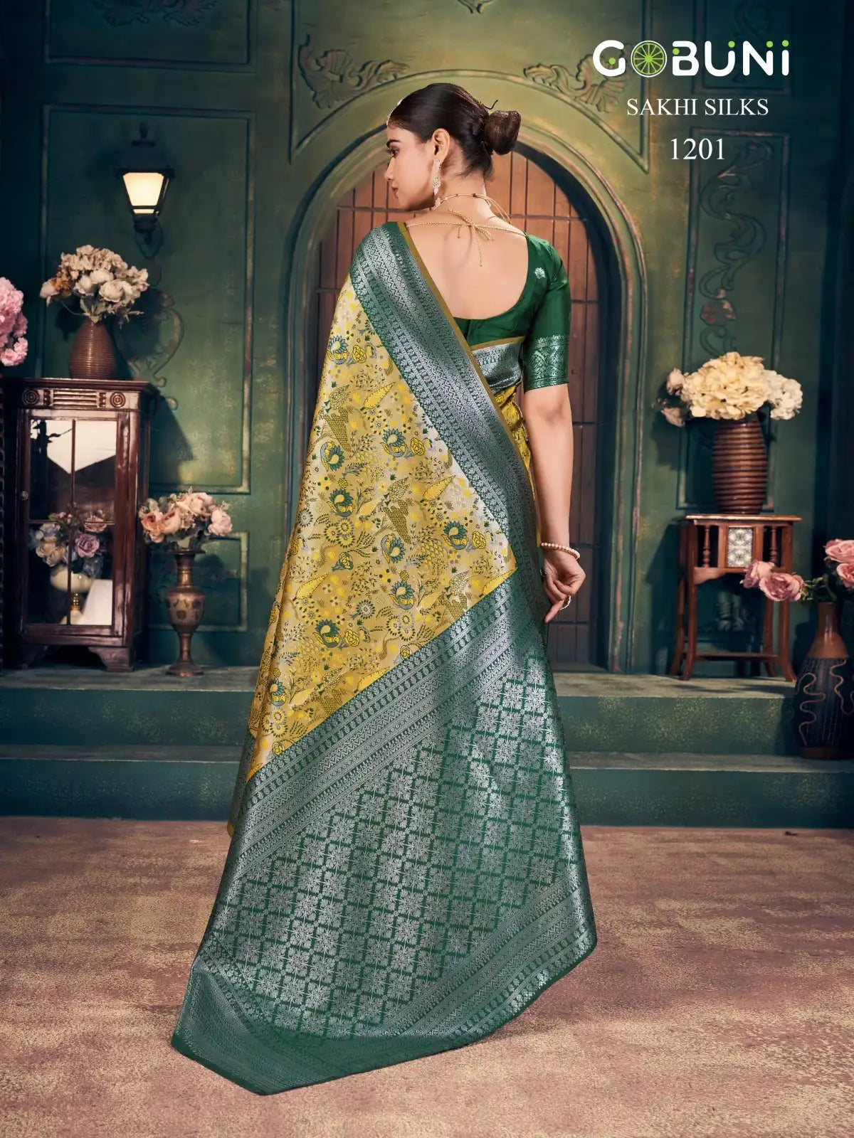 GOBUNI Sarees With Zari Silk Showcase Exquisite Craftsmanship Through Their Detailed Zari