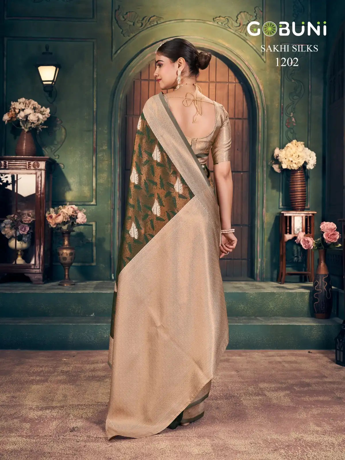GOBUNI Sarees With Zari Silk Showcase Exquisite Craftsmanship Through Their Detailed Zari