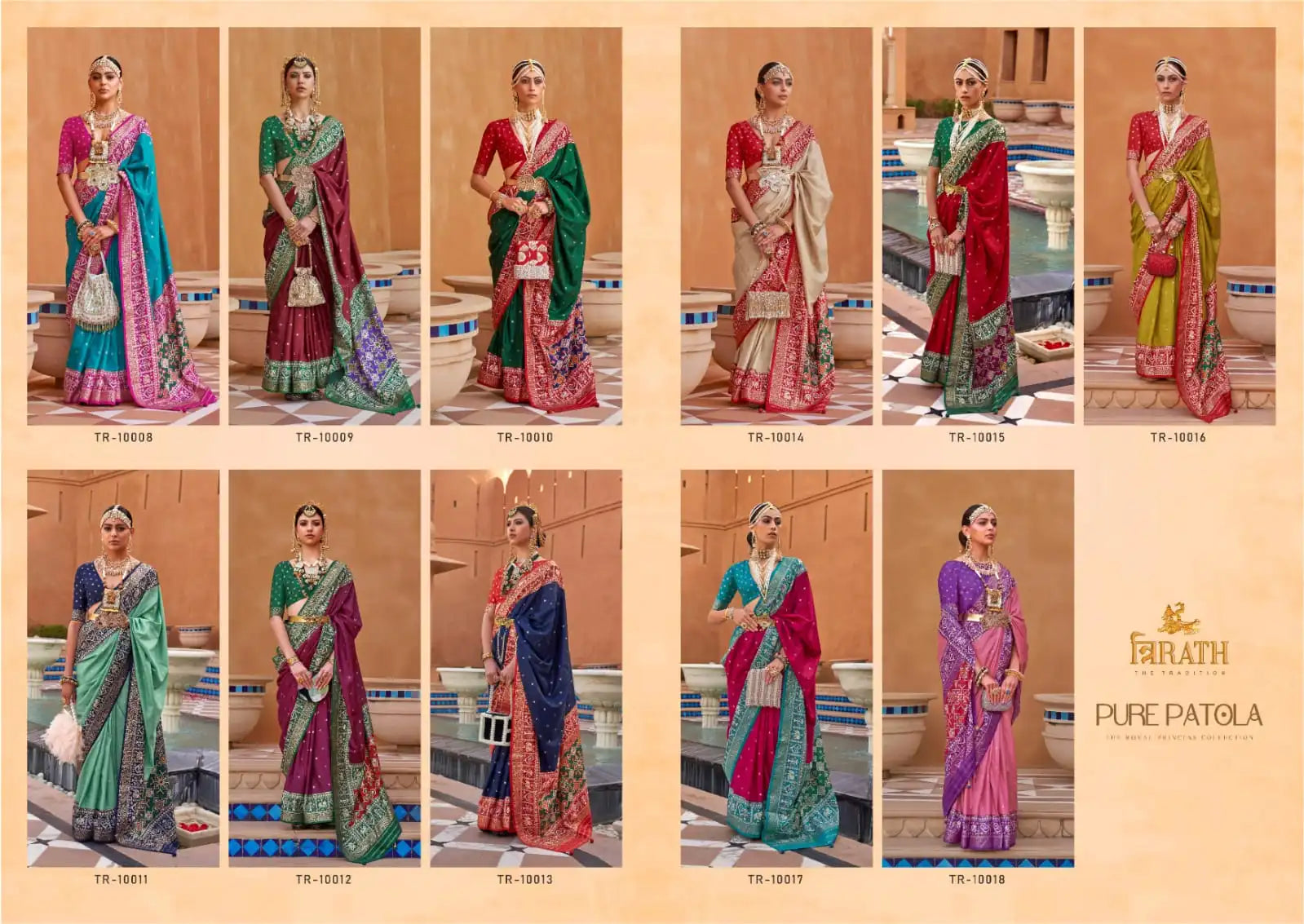 TRIRATH Sarees Showcase Premium mercerized sigma silk, known for its smooth texture