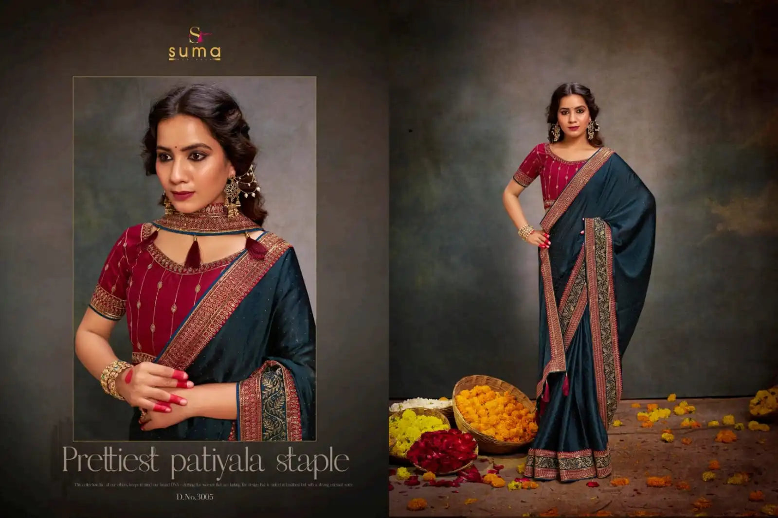 Suma Designer Sarees With Satin Blend Elegance And Comfort Featuring Smooth Satin Fabric