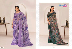 Vipul Sarees With Dal Mos Combine Traditional Elegance With Intricate Caftsmanship