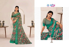 Vipul Sarees With Dal Mos Combine Traditional Elegance With Intricate Caftsmanship