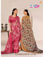 Vipul Sarees With Dal Mos Combine Traditional Elegance With Intricate Caftsmanship
