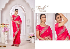 JAYSHREE Sarees Crafted From Premium Georgette Fabric Showcase Delicate Blooming Patterns