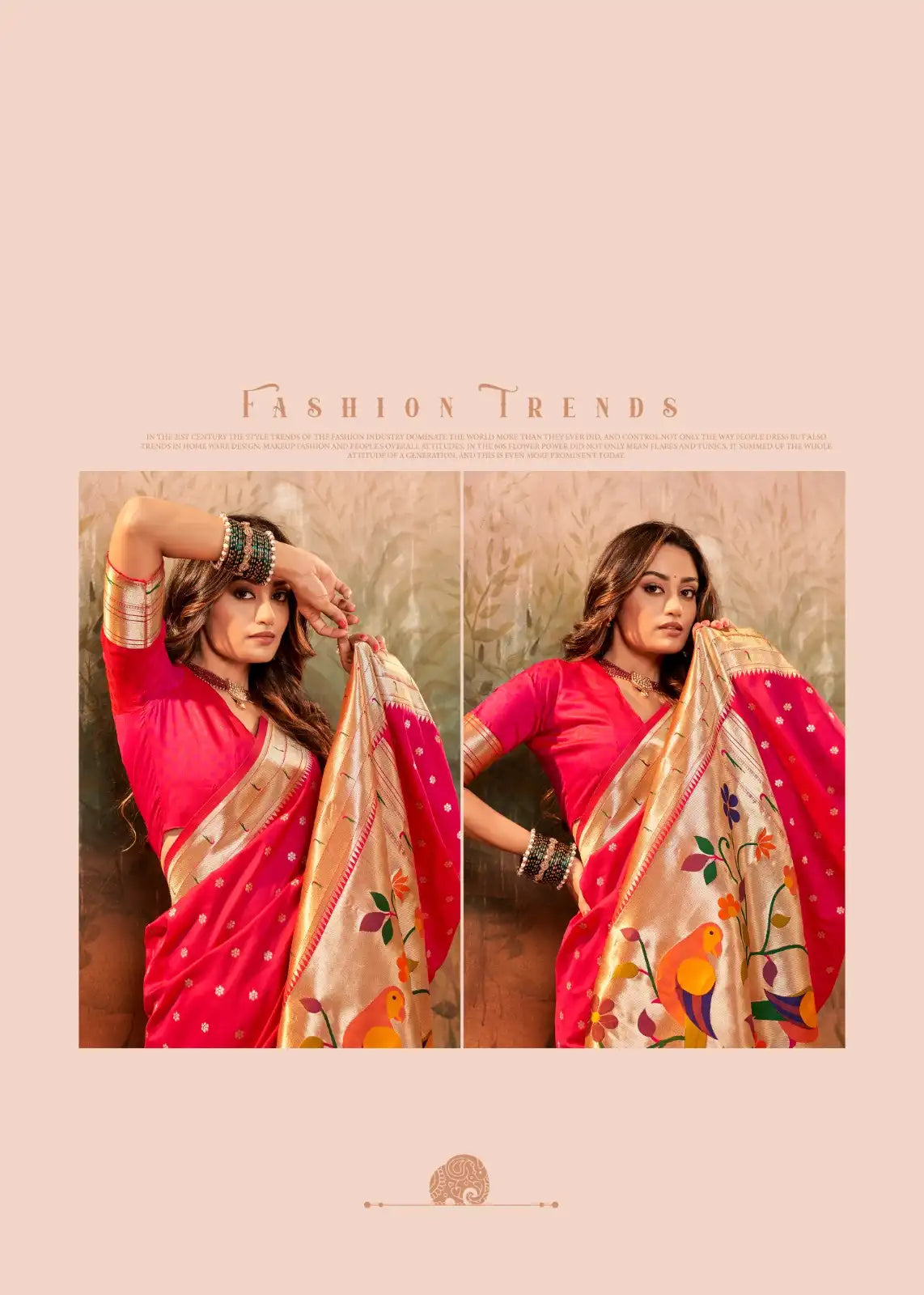 Rajpath Fabrics Presents Sarees Made From Pure Paithani SIlk Celebrated For Their Exceptional Craftsmanship