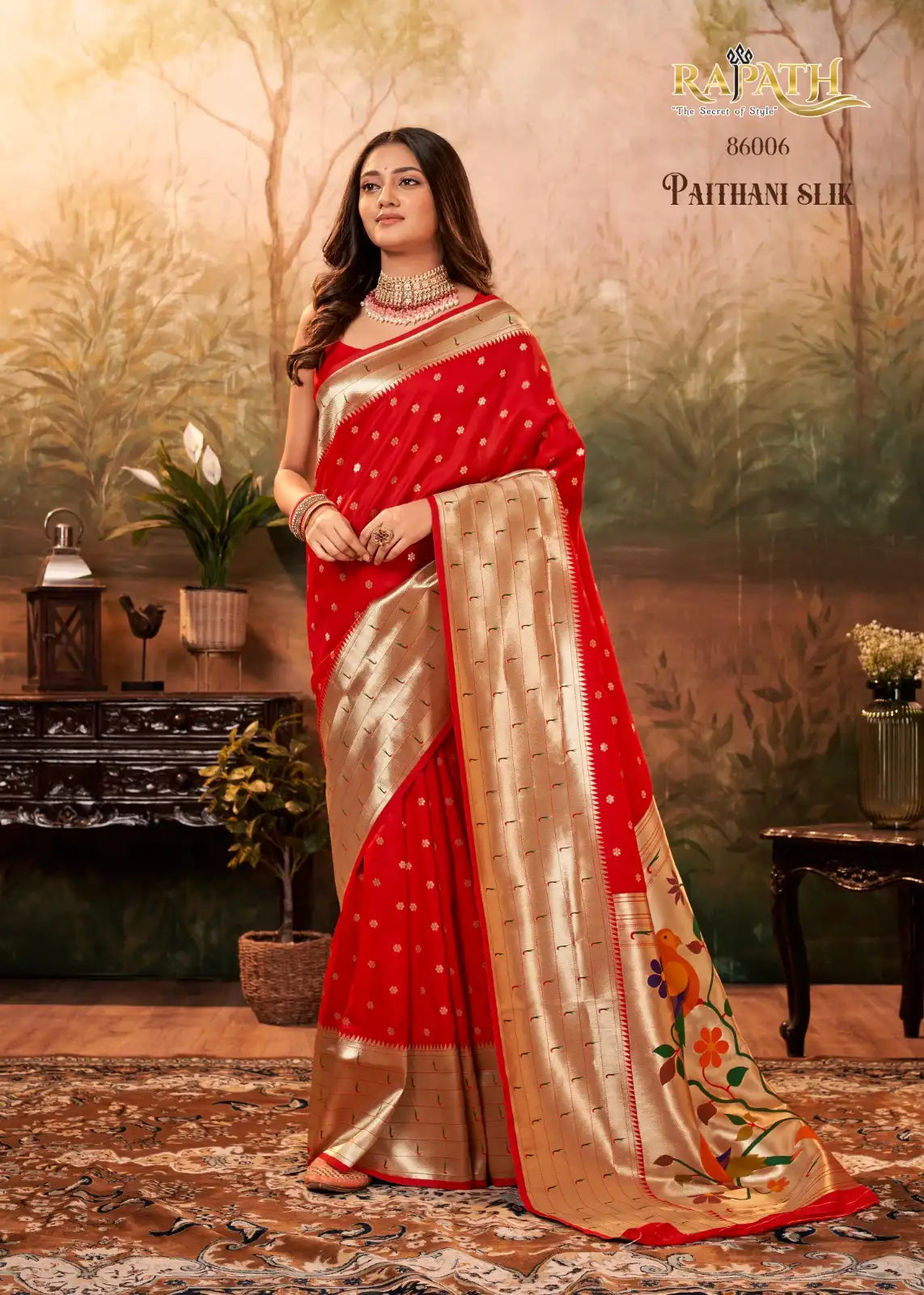 Rajpath Fabrics Presents Sarees Made From Pure Paithani SIlk Celebrated For Their Exceptional Craftsmanship