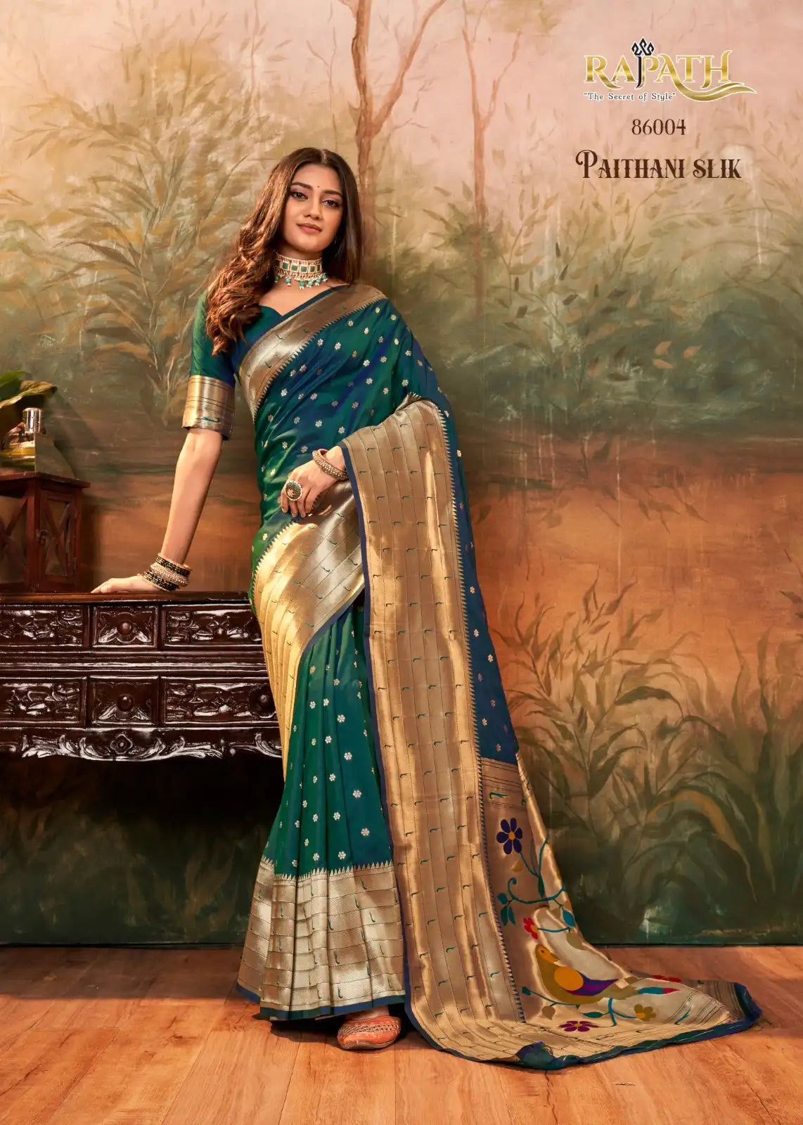 Rajpath Fabrics Presents Sarees Made From Pure Paithani SIlk Celebrated For Their Exceptional Craftsmanship