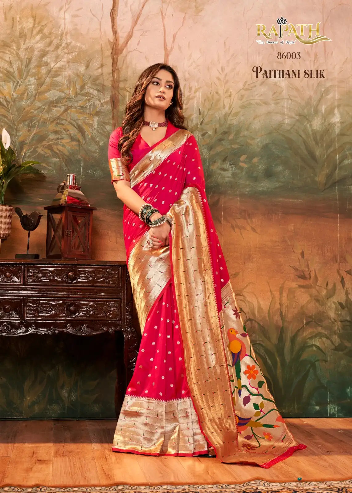 Rajpath Fabrics Presents Sarees Made From Pure Paithani SIlk Celebrated For Their Exceptional Craftsmanship