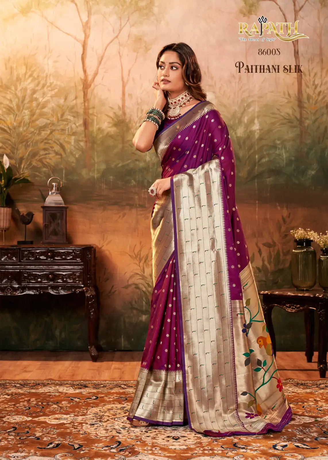 Rajpath Fabrics Presents Sarees Made From Pure Paithani SIlk Celebrated For Their Exceptional Craftsmanship