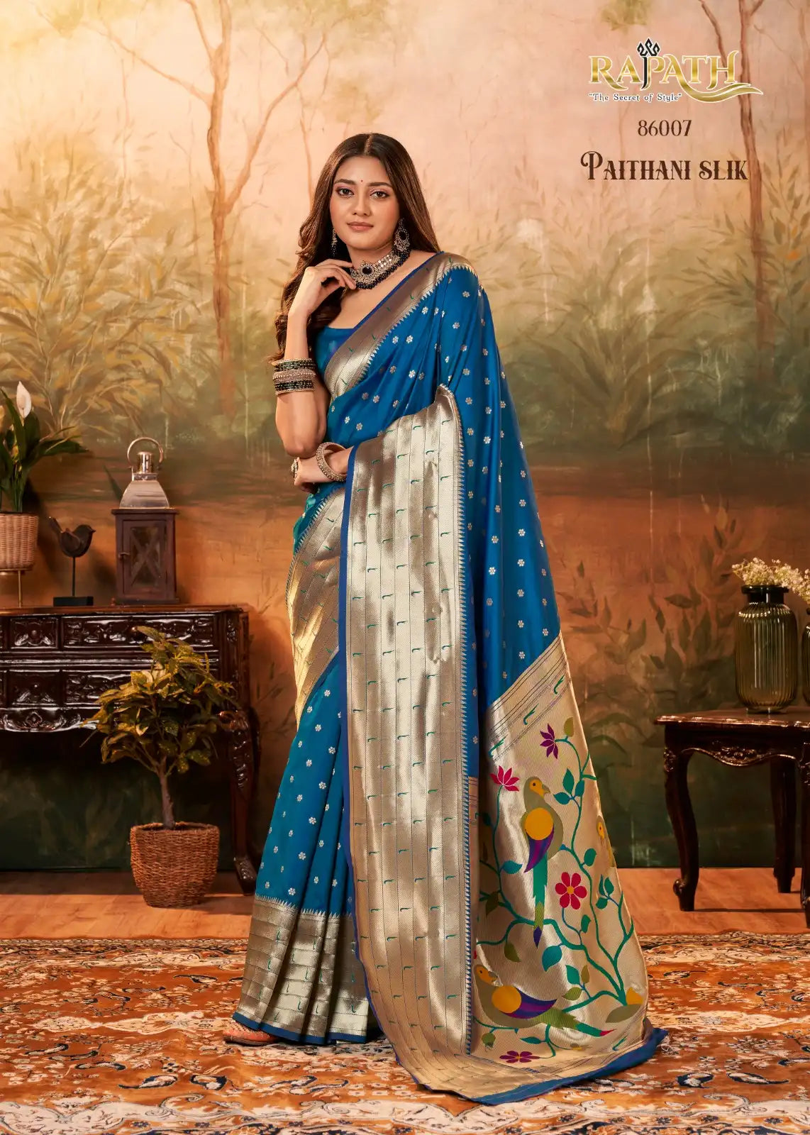 Rajpath Fabrics Presents Sarees Made From Pure Paithani SIlk Celebrated For Their Exceptional Craftsmanship