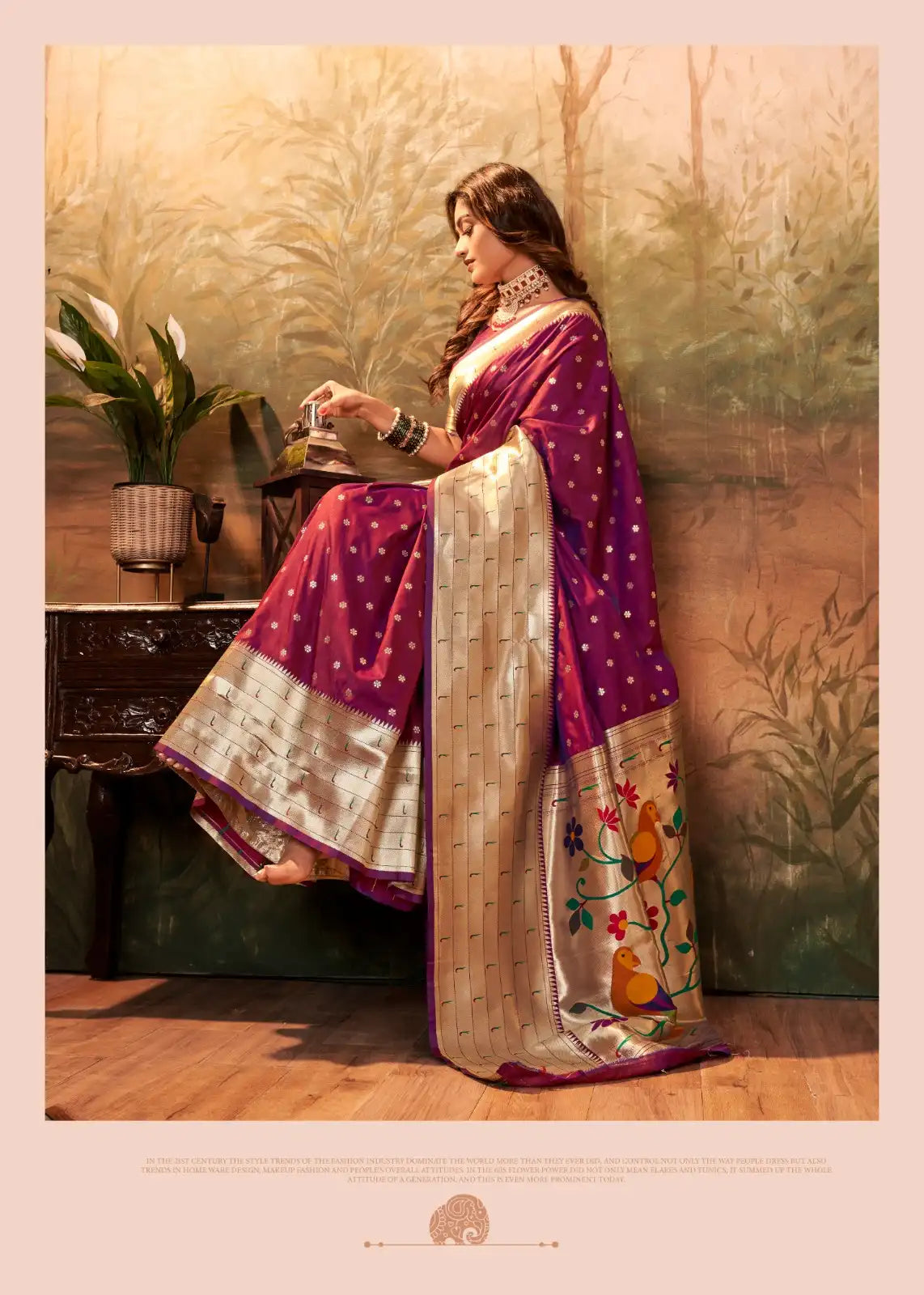 Rajpath Fabrics Presents Sarees Made From Pure Paithani SIlk Celebrated For Their Exceptional Craftsmanship