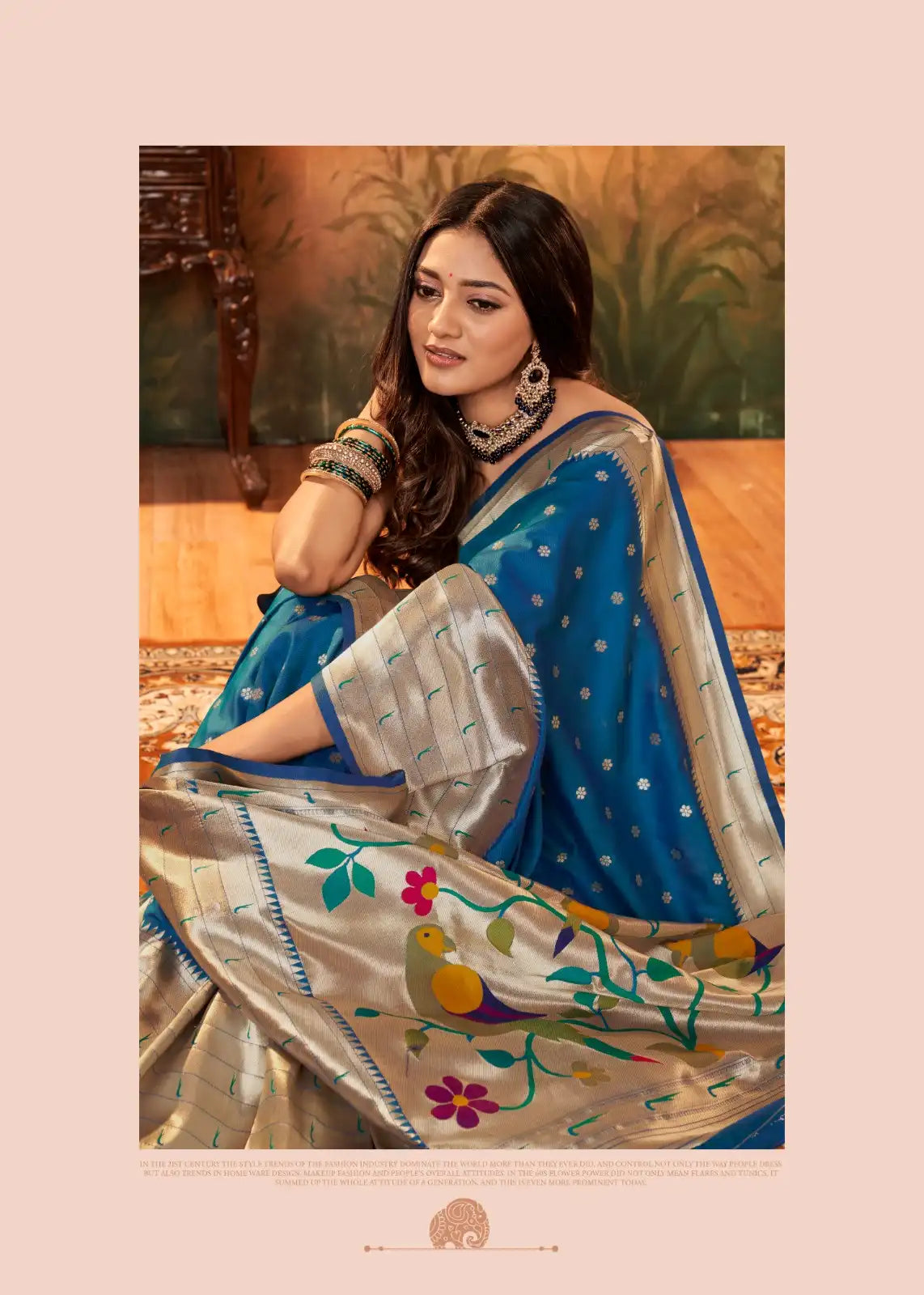Rajpath Fabrics Presents Sarees Made From Pure Paithani SIlk Celebrated For Their Exceptional Craftsmanship