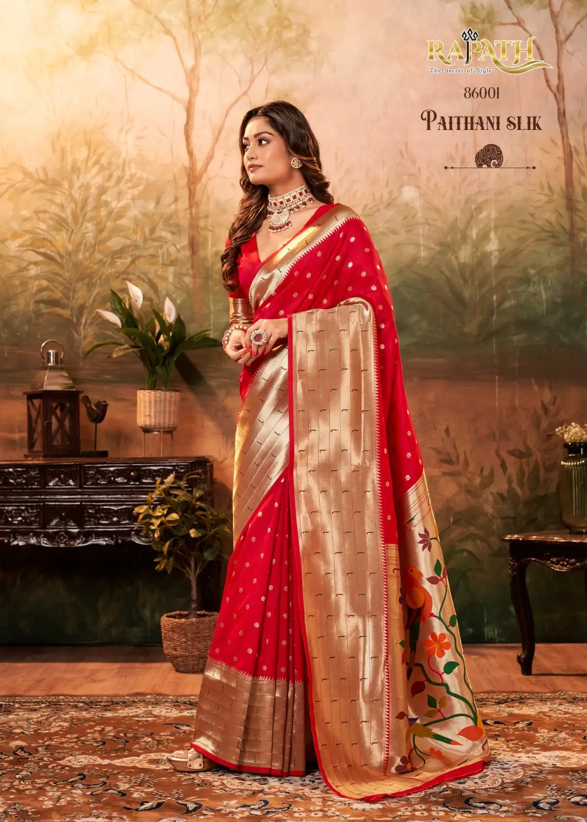 Rajpath Fabrics Presents Sarees Made From Pure Paithani SIlk Celebrated For Their Exceptional Craftsmanship