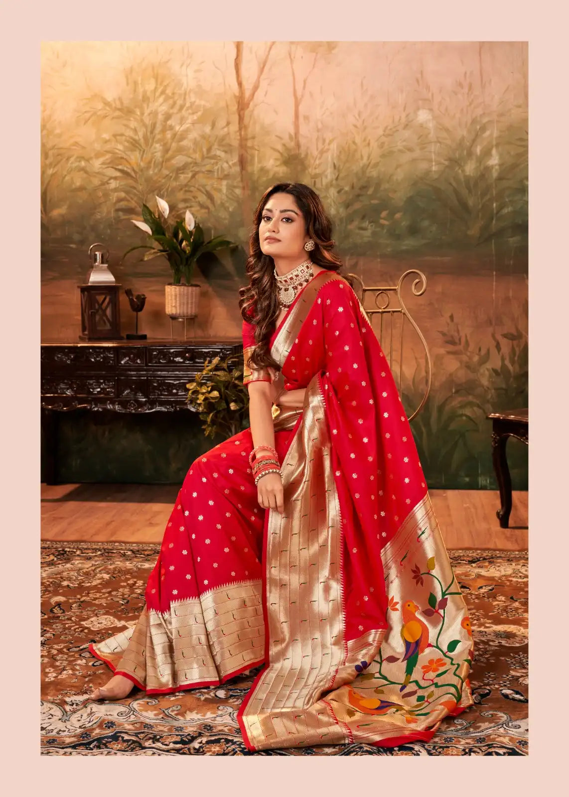 Rajpath Fabrics Presents Sarees Made From Pure Paithani SIlk Celebrated For Their Exceptional Craftsmanship