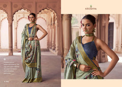 Kreshva Sarees Crafted With Silk Offer A Luxurious Drape And Rich Texture Ideal For Formal Occasions