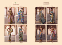 Kreshva Sarees Crafted With Silk Offer A Luxurious Drape And Rich Texture Ideal For Formal Occasions