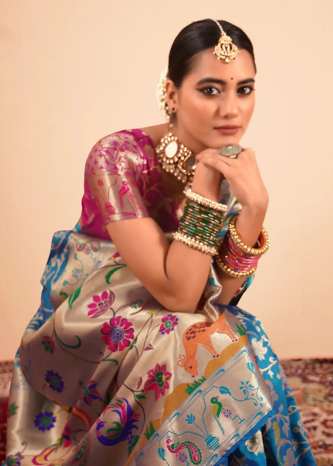 RajPath Fabrics Presents Exquisite Sarees Crafted From Authentic Paithani Silk