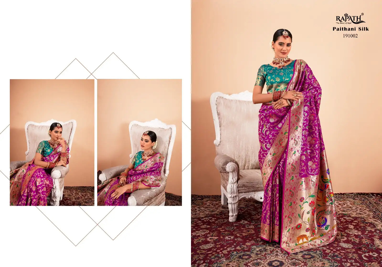 RajPath Fabrics Presents Exquisite Sarees Crafted From Authentic Paithani Silk