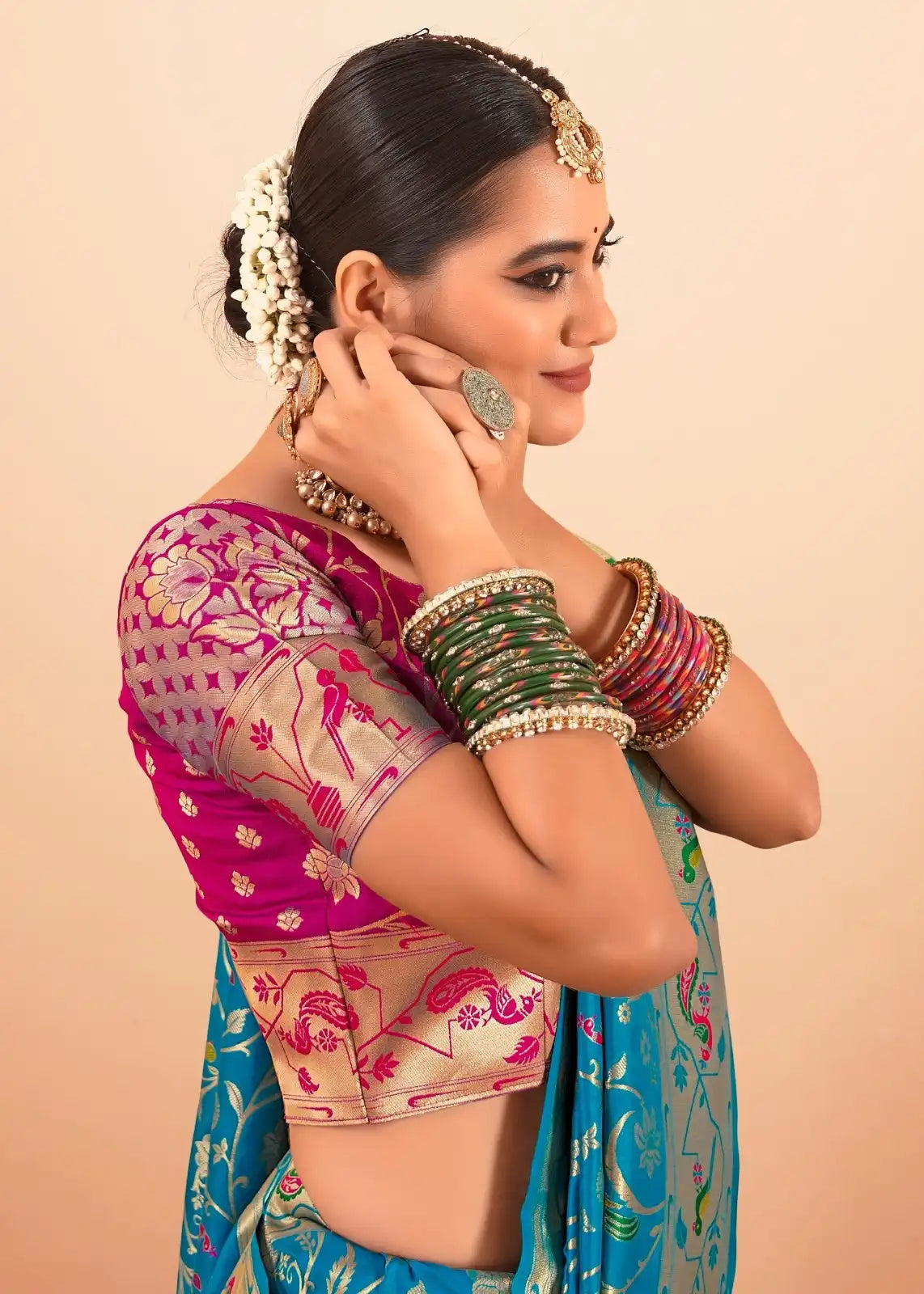RajPath Fabrics Presents Exquisite Sarees Crafted From Authentic Paithani Silk