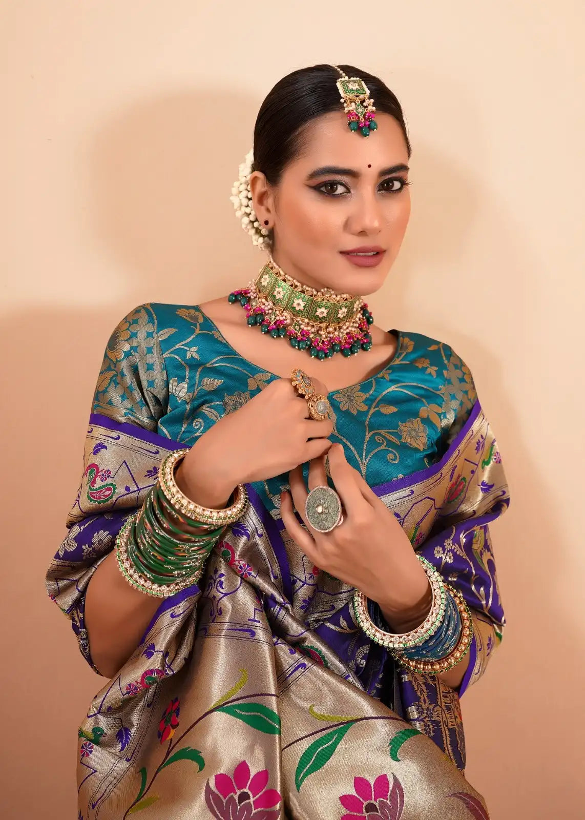 RajPath Fabrics Presents Exquisite Sarees Crafted From Authentic Paithani Silk