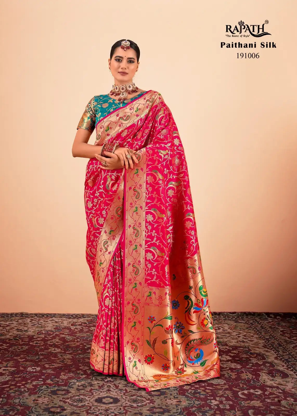 RajPath Fabrics Presents Exquisite Sarees Crafted From Authentic Paithani Silk