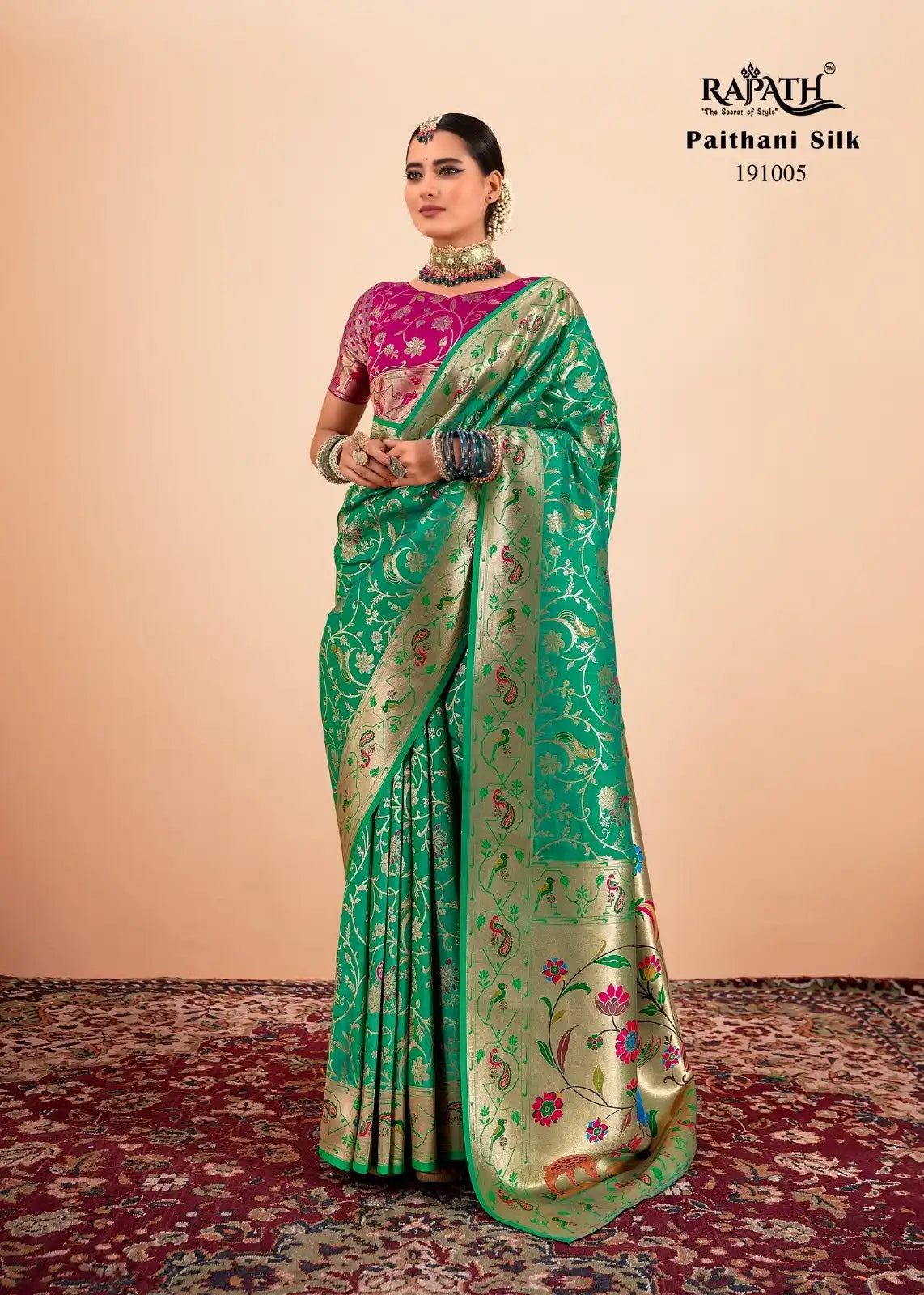 RajPath Fabrics Presents Exquisite Sarees Crafted From Authentic Paithani Silk