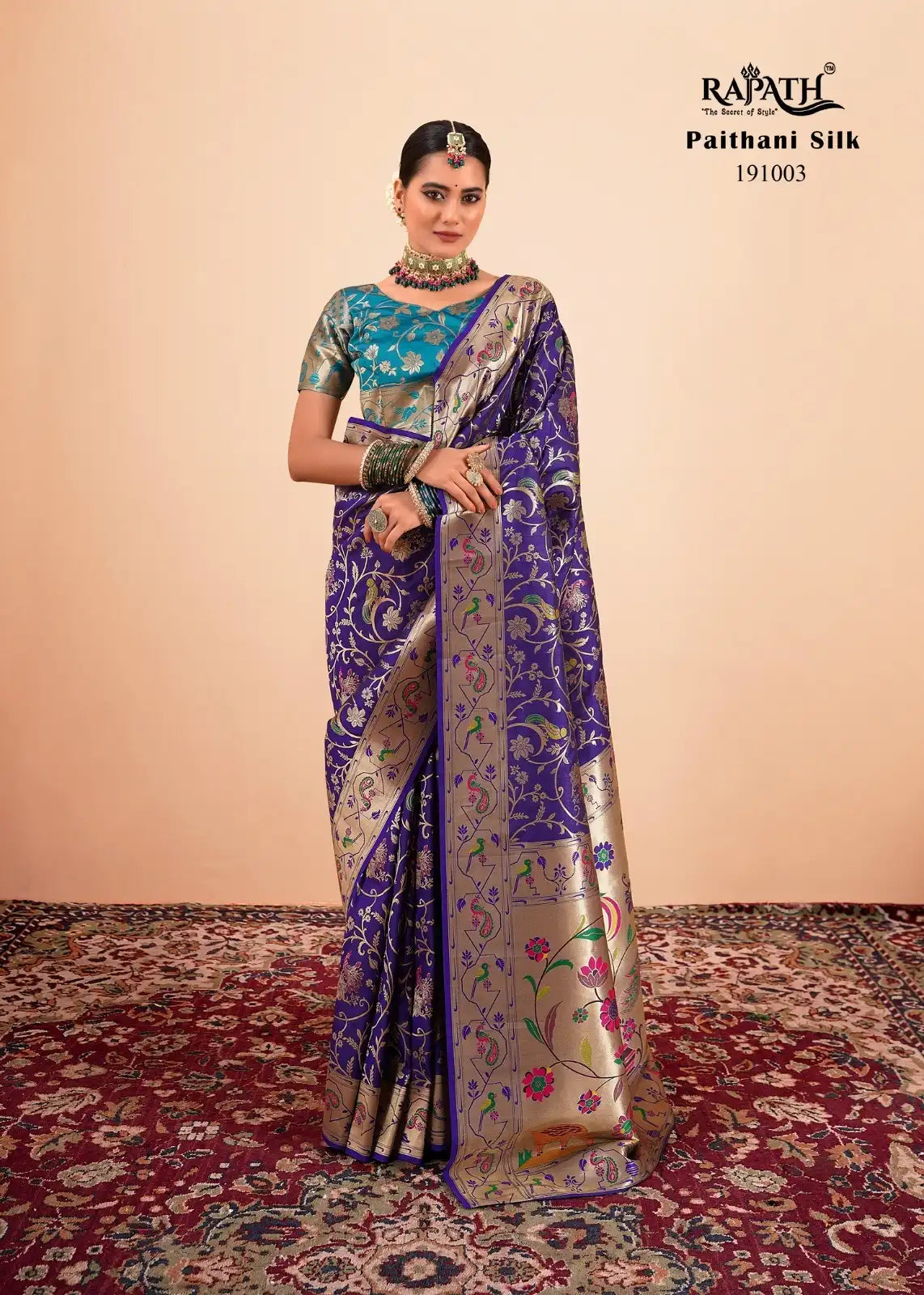 RajPath Fabrics Presents Exquisite Sarees Crafted From Authentic Paithani Silk