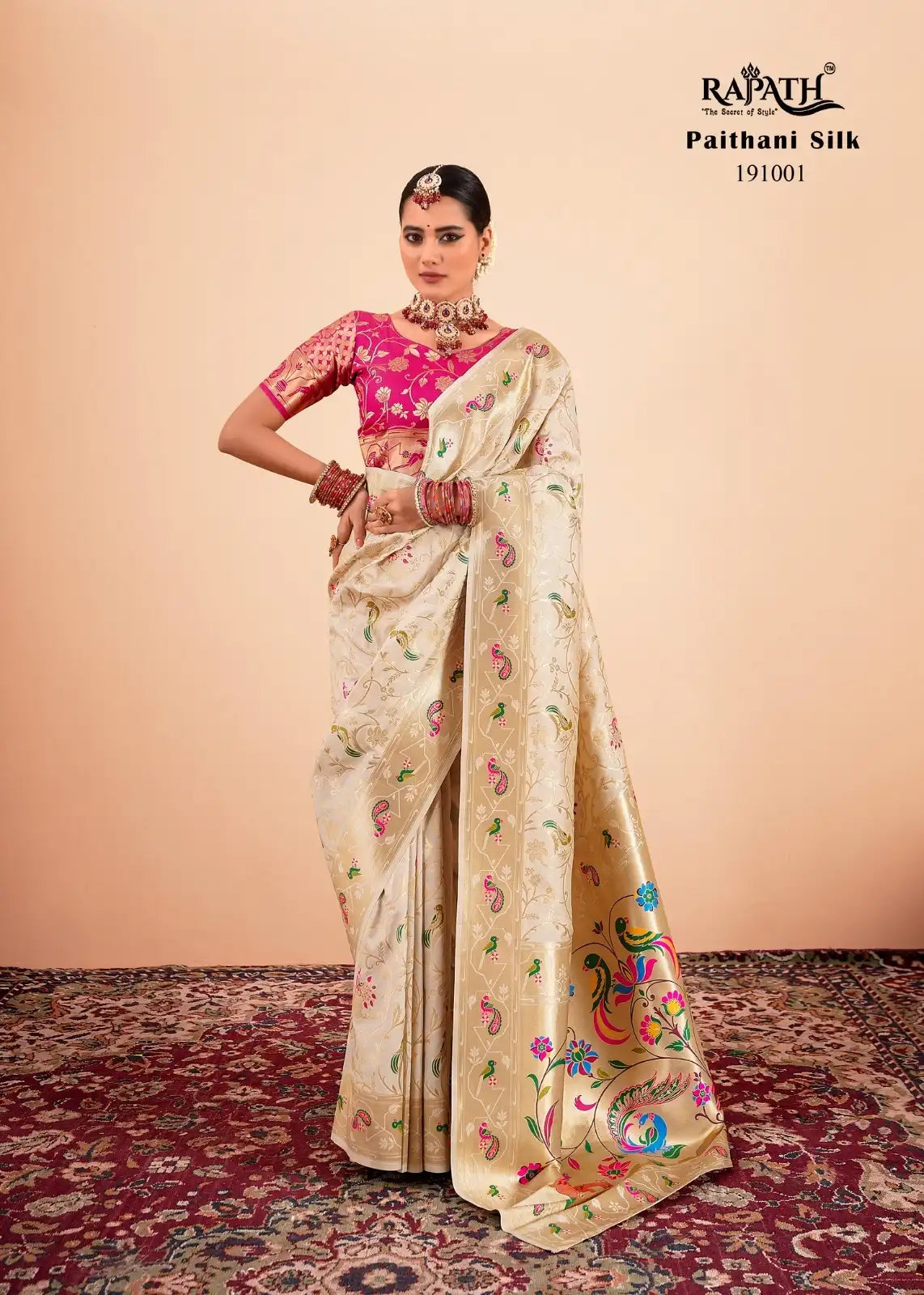 RajPath Fabrics Presents Exquisite Sarees Crafted From Authentic Paithani Silk