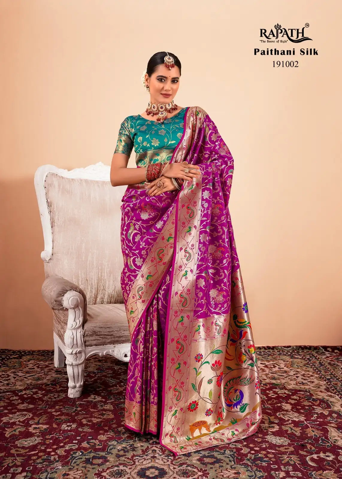 RajPath Fabrics Presents Exquisite Sarees Crafted From Authentic Paithani Silk