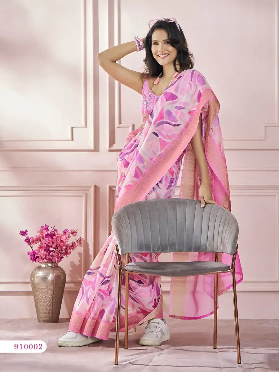 RajPath Fabrics Sarees Showcase Exquisite Craftsmanship With Their Use Of Fancy Fabrics