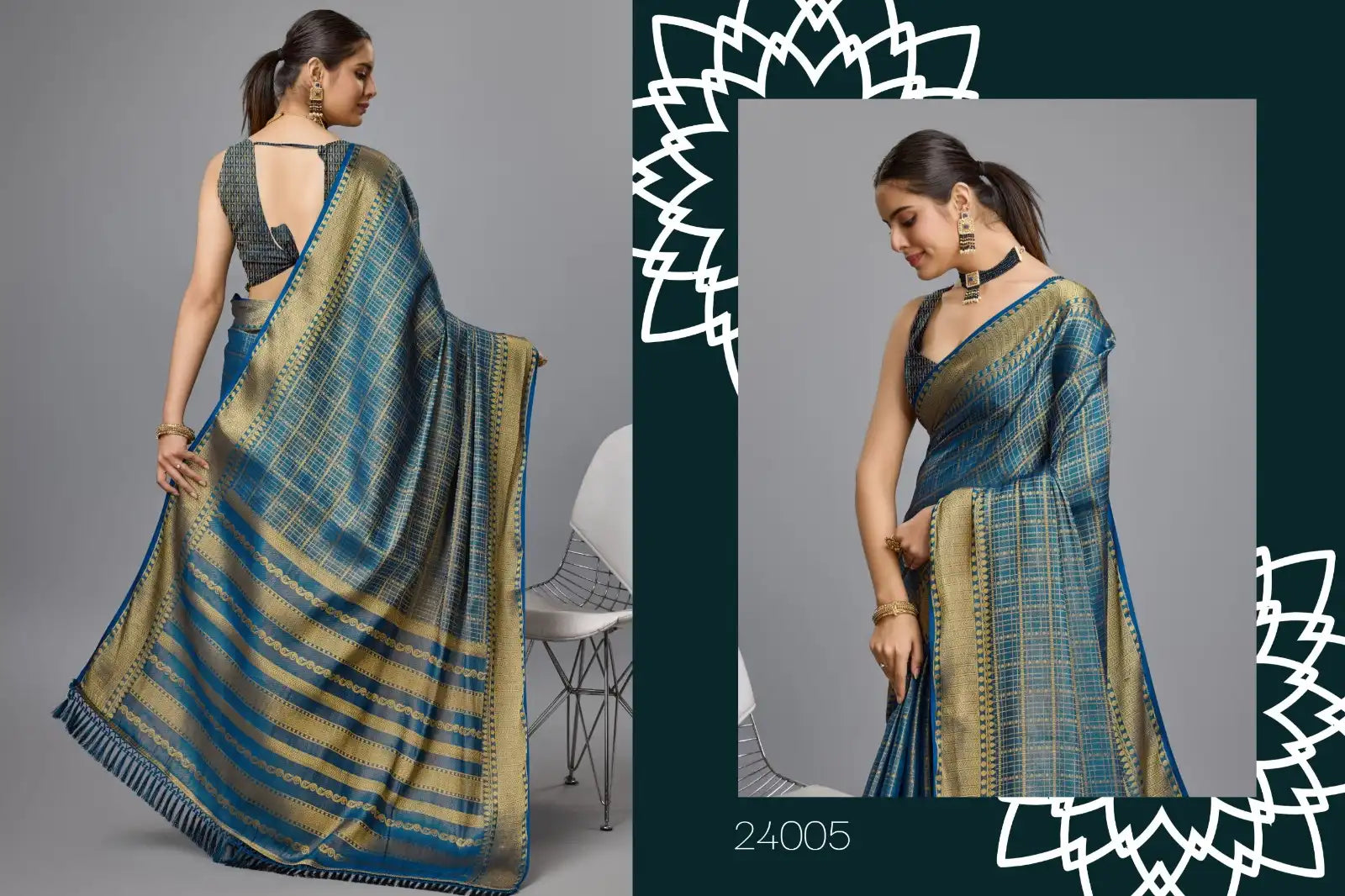 SETHNIC Sarees With Mysore Brocade Showcase Exquisite Craftsmanship Blending Traditional