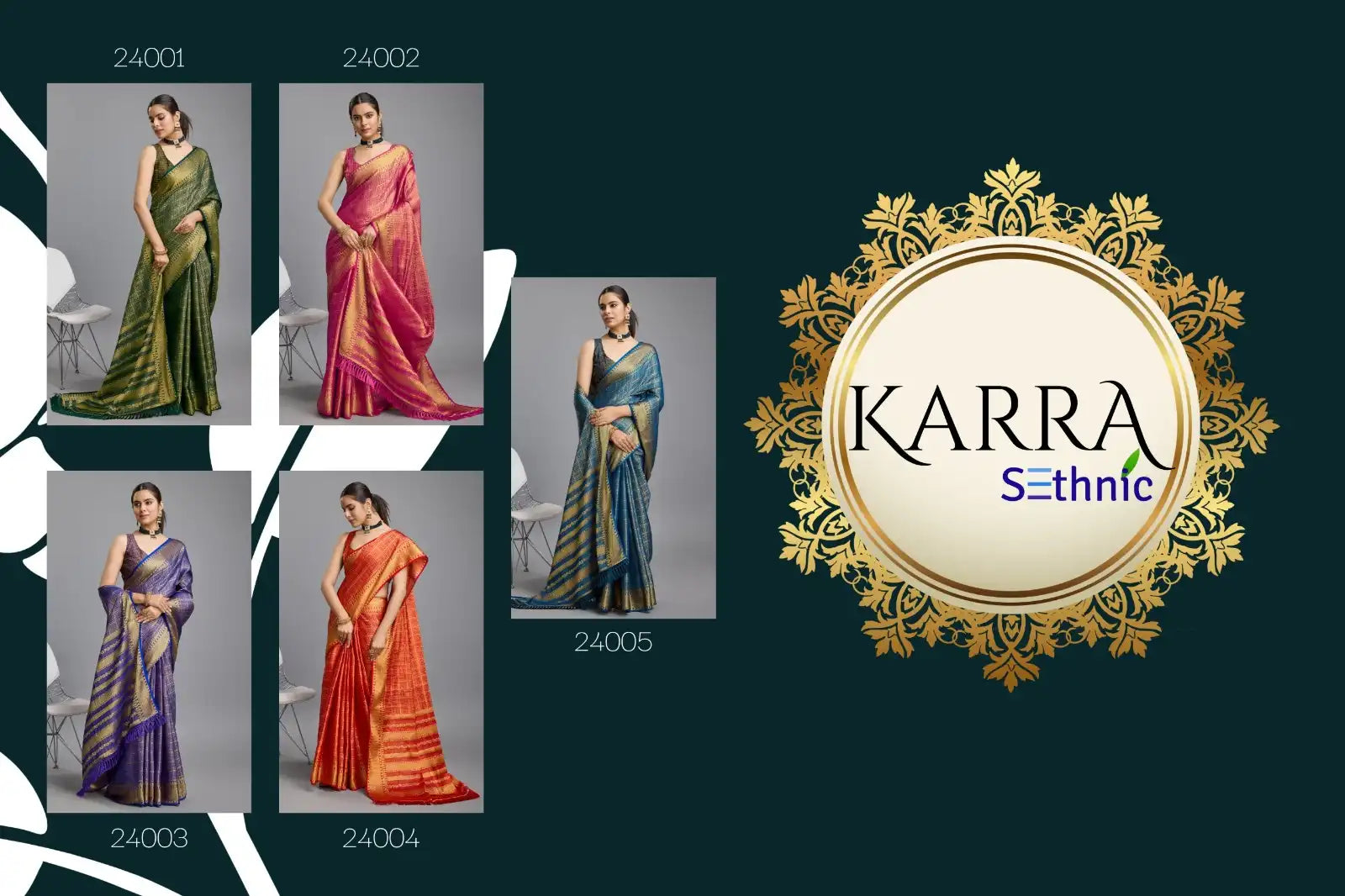 SETHNIC Sarees With Mysore Brocade Showcase Exquisite Craftsmanship Blending Traditional
