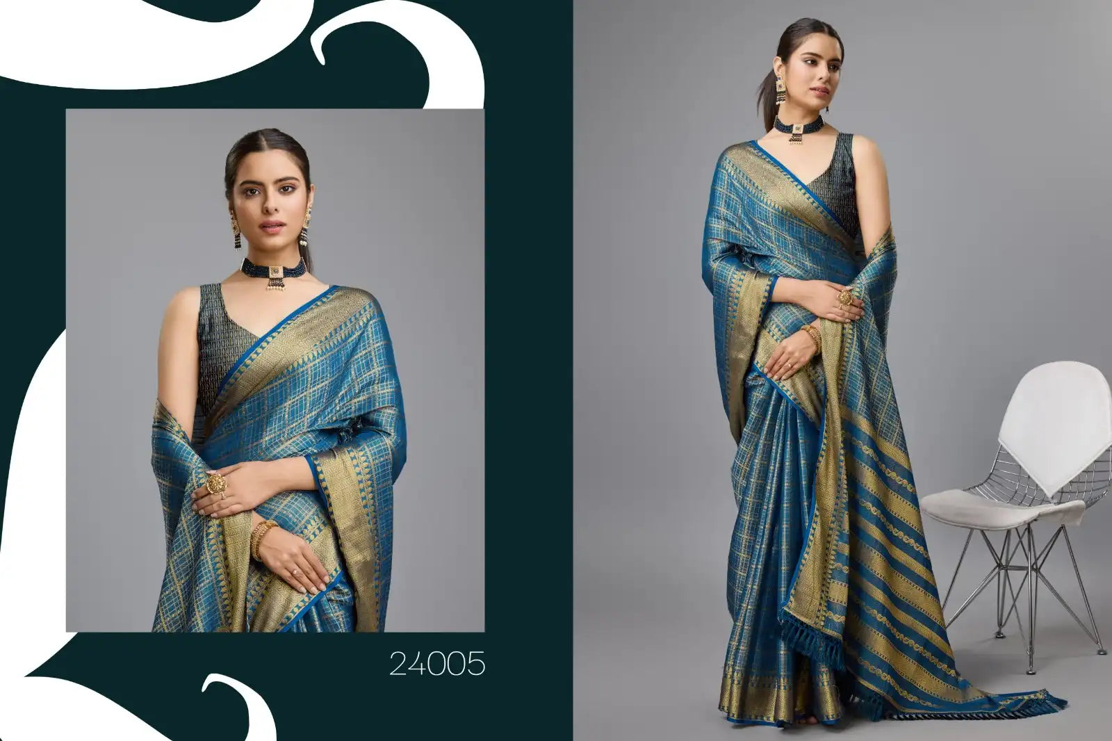 SETHNIC Sarees With Mysore Brocade Showcase Exquisite Craftsmanship Blending Traditional