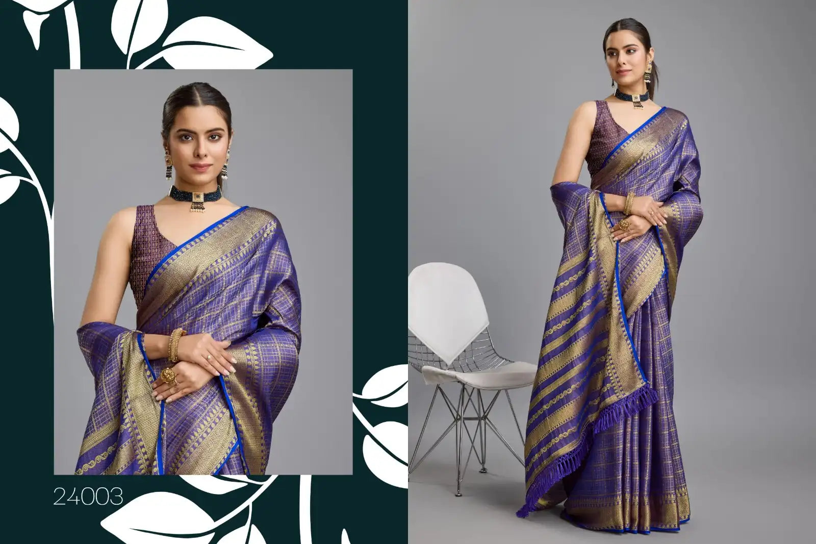 SETHNIC Sarees With Mysore Brocade Showcase Exquisite Craftsmanship Blending Traditional