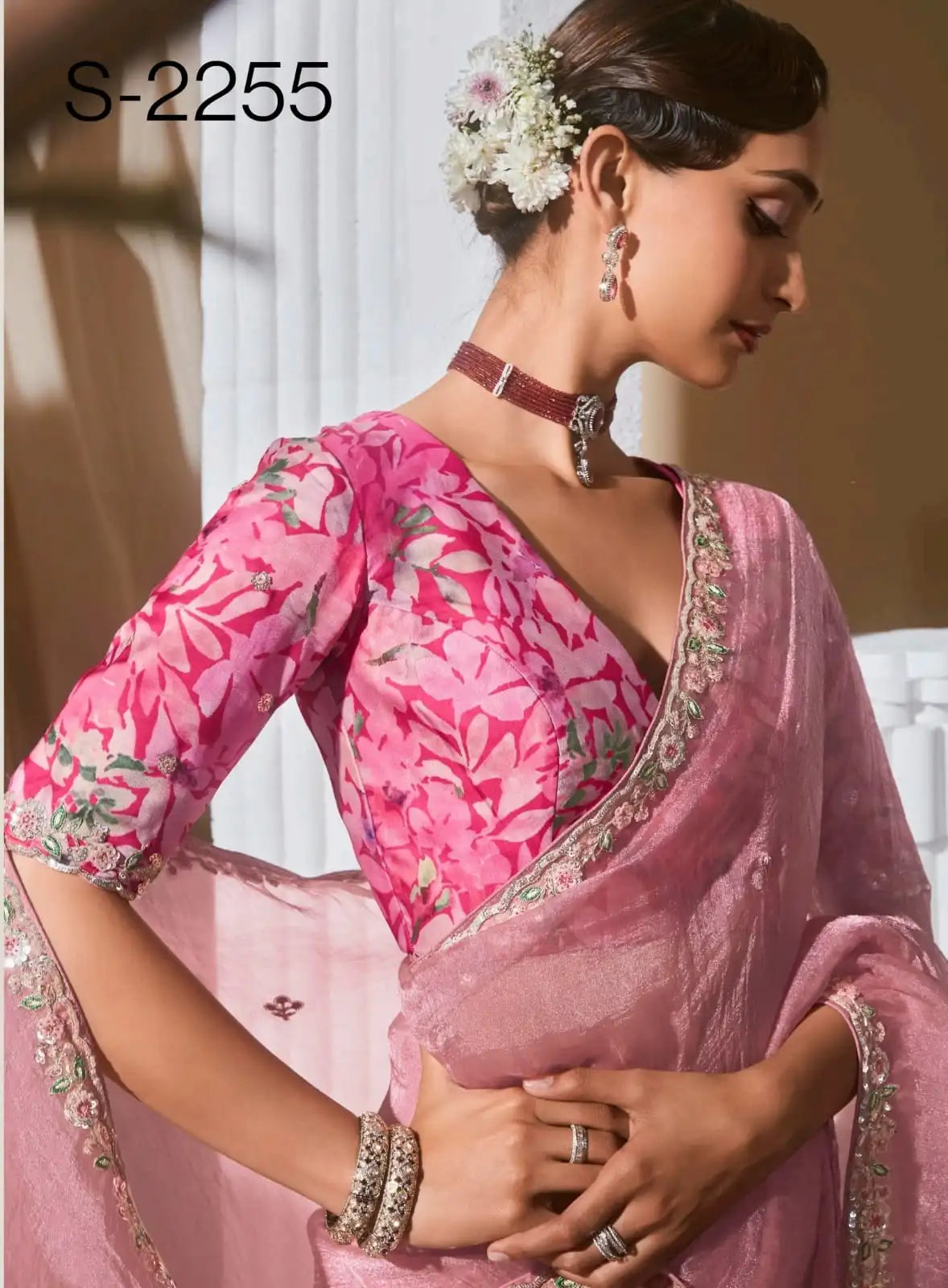 Kimora Sarees Crafted From Pure Fancy Tissue Fabric Offer A Luxurious Drape And Subtle Sheen