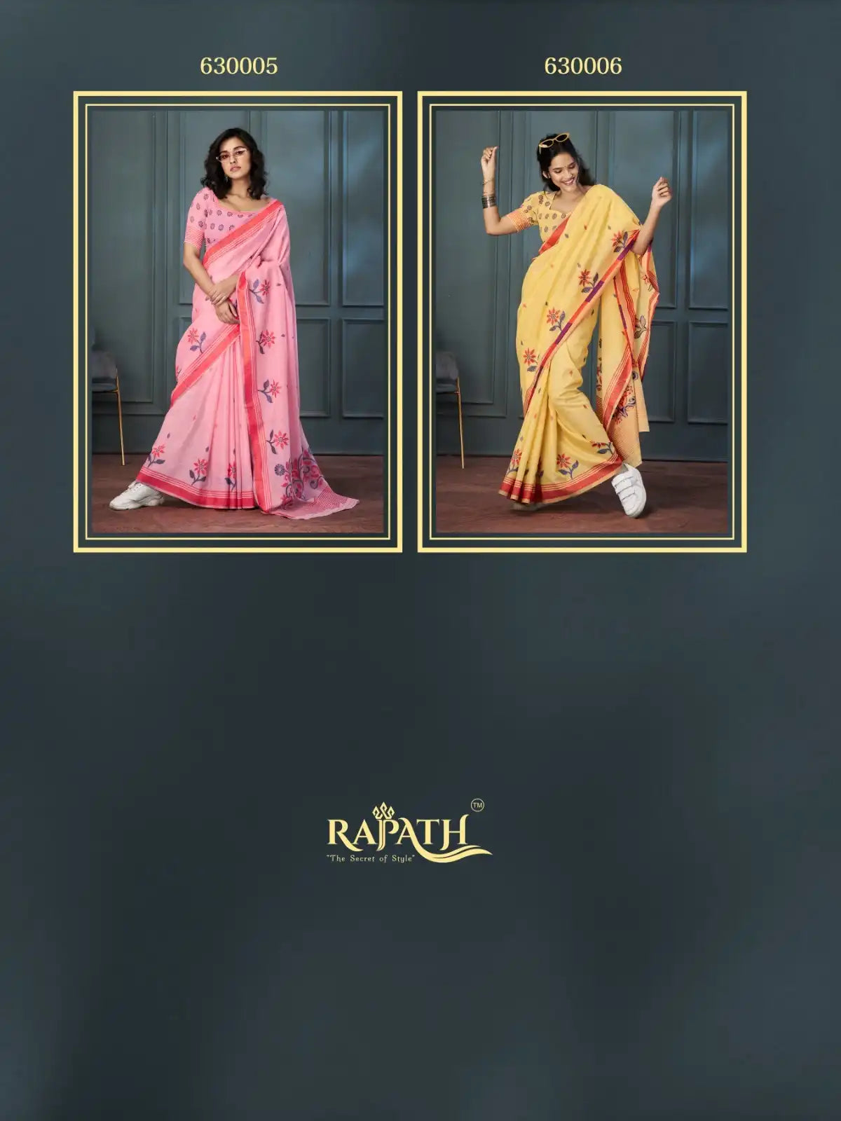 RajPath Fabrics Offers Sarees Made From Handloom Linen Featuring Exquisite Weaving That Reflects Skilled Craftsmanship
