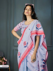 RajPath Fabrics Offers Sarees Made From Handloom Linen Featuring Exquisite Weaving That Reflects Skilled Craftsmanship