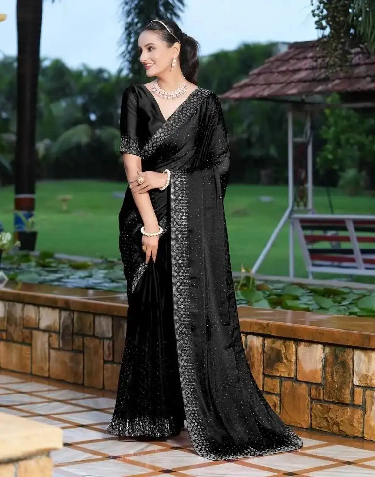 Suma Designer Sarees Showcase Intricate Rangoli And Swarovski Detailing On The Saree And Border