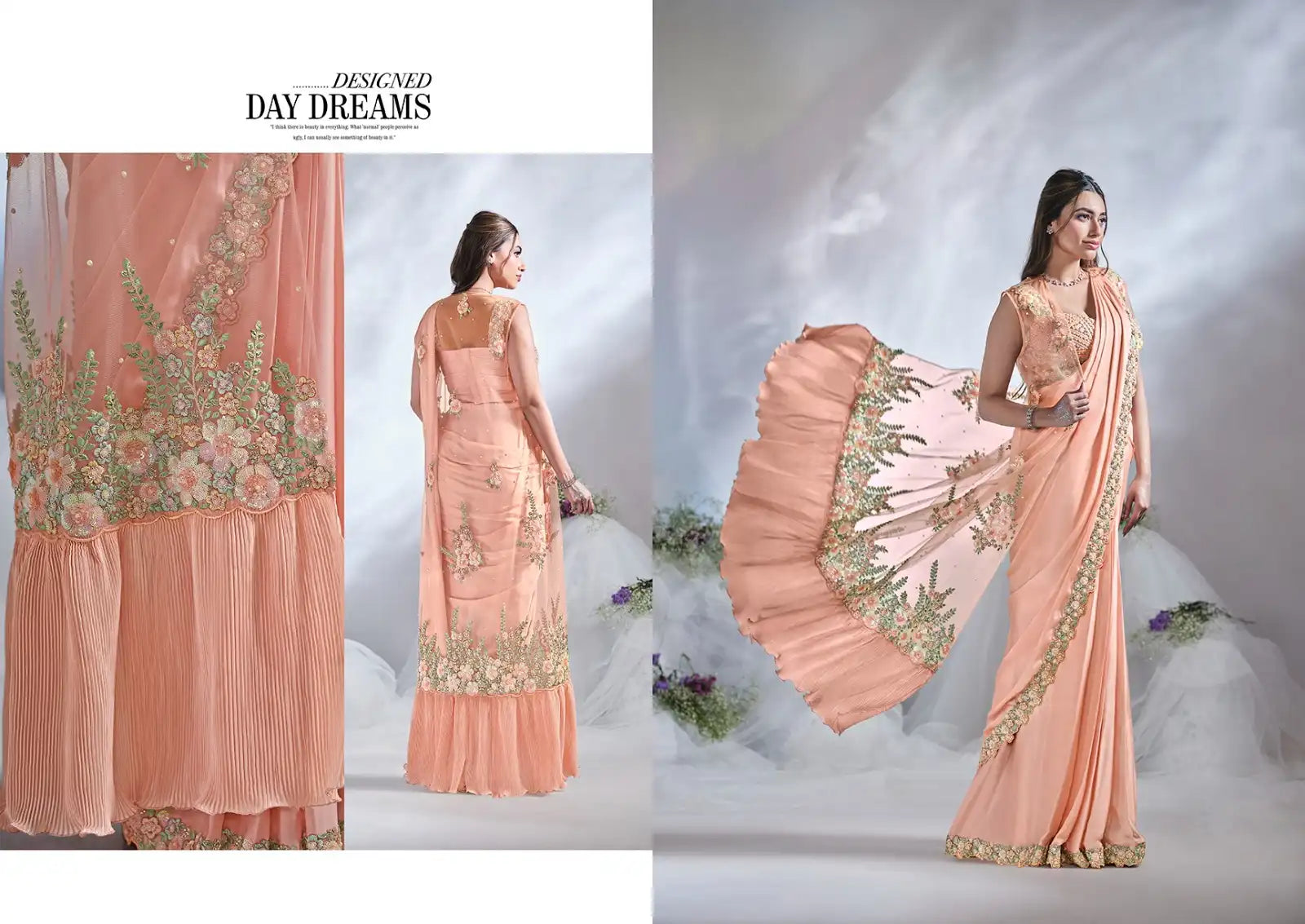 Mahotsav Sarees Crafted From Crepe Satin Silk Combine Luxurious Texture With Elegant Drape