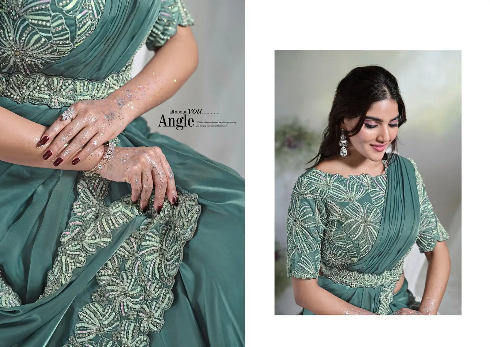 Mahotsav Sarees Crafted From Crepe Satin Silk Combine Luxurious Texture With Elegant Drape