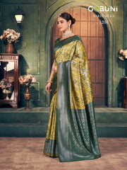 Gobuni Sarees Crafted With Zari Silk Blend Traditional Artistry And Luxurious Fabric Offering A Rich Texture