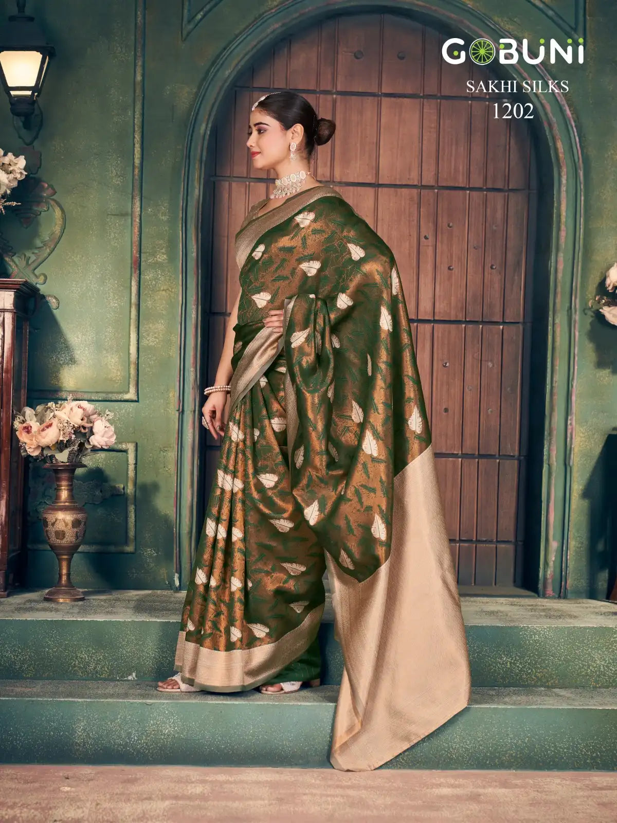 Gobuni Sarees Crafted With Zari Silk Blend Traditional Artistry And Luxurious Fabric Offering A Rich Texture