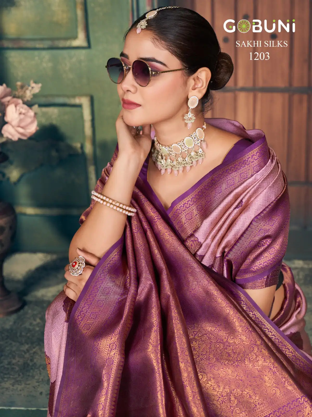 Gobuni Sarees Crafted With Zari Silk Blend Traditional Artistry And Luxurious Fabric Offering A Rich Texture