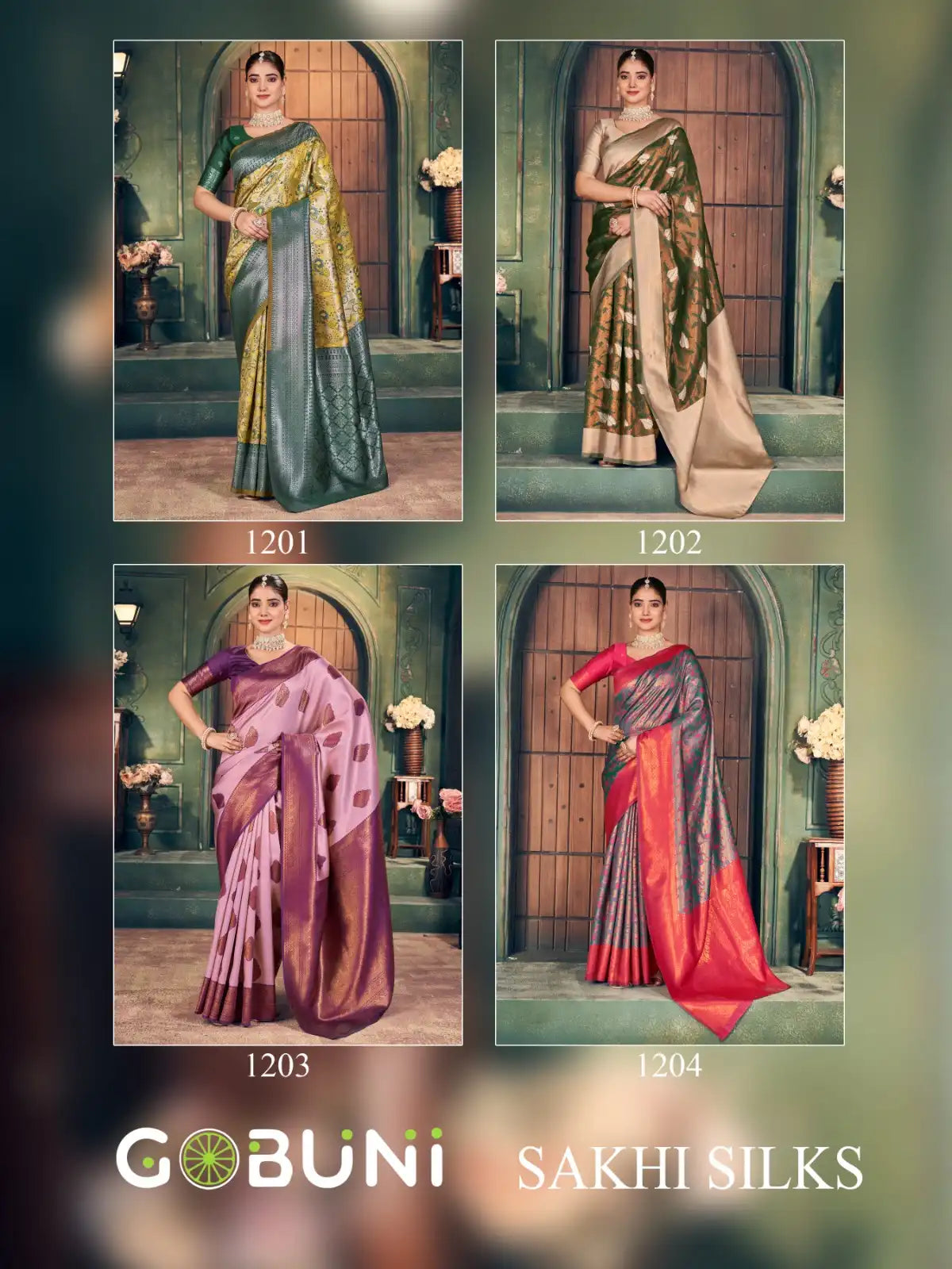 Gobuni Sarees Crafted With Zari Silk Blend Traditional Artistry And Luxurious Fabric Offering A Rich Texture