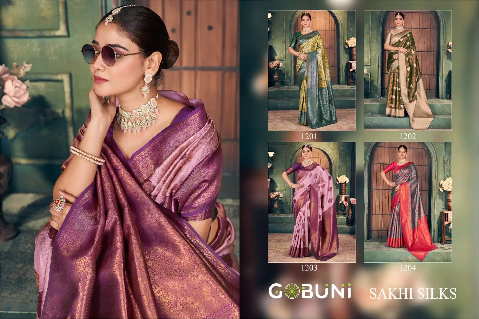 Gobuni Sarees Crafted With Zari Silk Blend Traditional Artistry And Luxurious Fabric Offering A Rich Texture