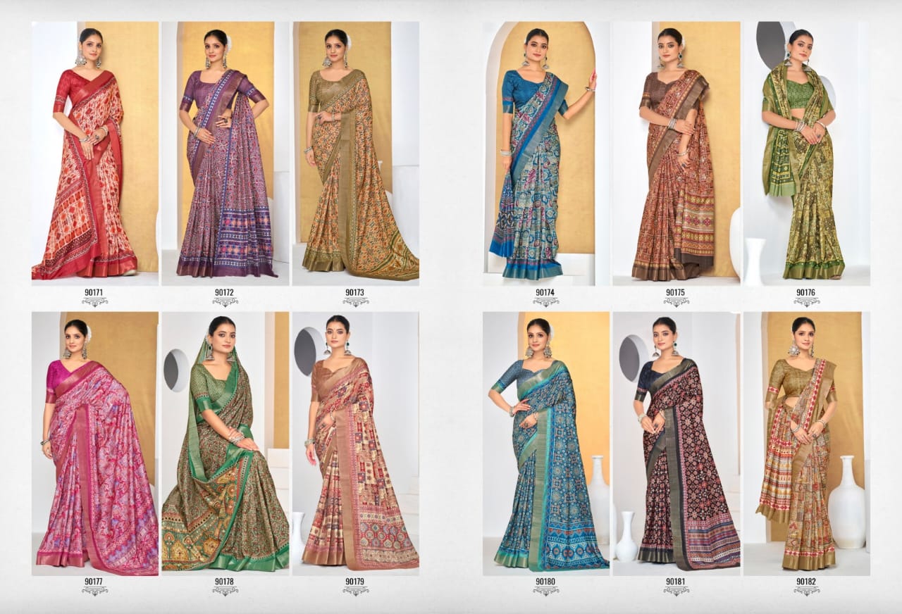 Vipul Sarees Traditional Printed Saree Collection – Elegant and Vibrant Designs