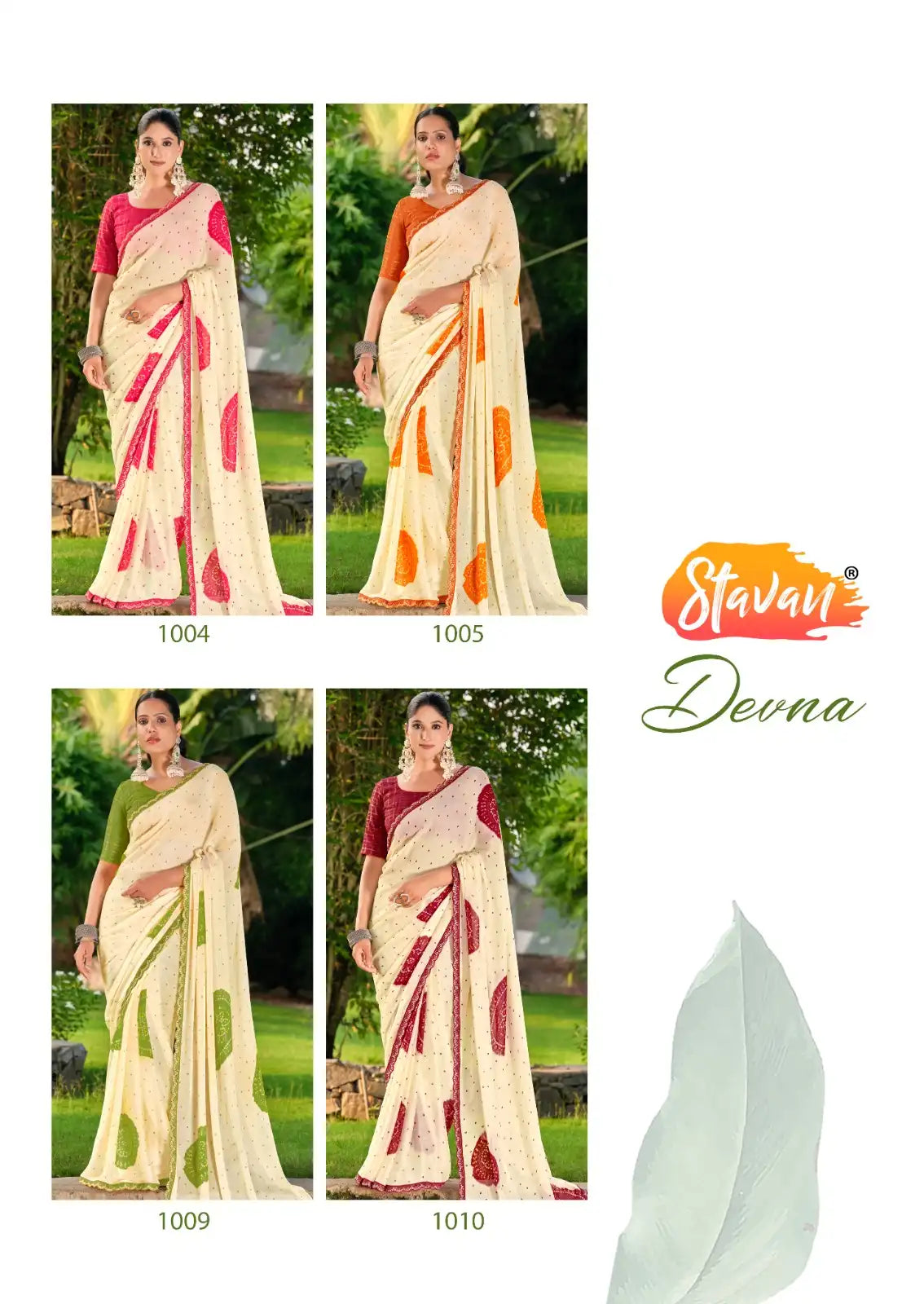 Stavan Sarees Crafted From Fancy Chiffon Combine Lightweight Comfort With Exquisite Style